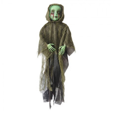 Zelená plastová halloweenská dekorace_1