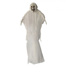 Bílá plastová halloweenská dekorace_13