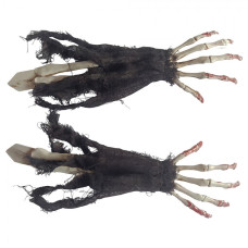 Černá plastová halloweenská dekorace_2