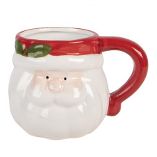 Bílý keramický hrnek Santa Claus – 300 ml