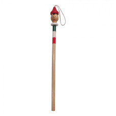 Červená dřevěná dekorace Pinocchio