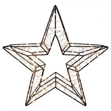 Bílá kovová stolní lampa