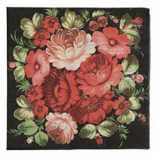 Sada 20 černých papírových ubrousků – 33x33 cm