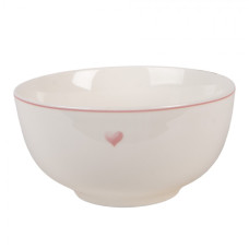 Bílá porcelánová miska na polévku – 500 ml