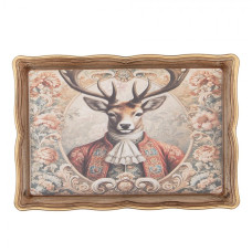 Béžový plastový podnos – 31x22x2 cm_1