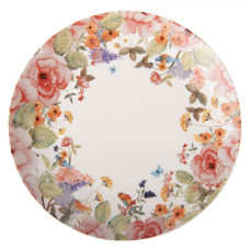 Bílý porcelánový snídaňový talíř Flower Fiesta – 20 cm_2
