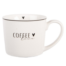 Keramický hrnek se srdíčkem Coffee Love z kolekce Happy and Smile – 12x8x7 cm / 275 ml