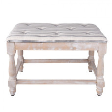 Dřevěná lavice s polstrováním – 60x40x42 cm