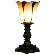 Stolní Tiffany lampa Blossom – 16x32 cm