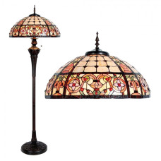 Stojací lampa Tiffany – 57x166 cm