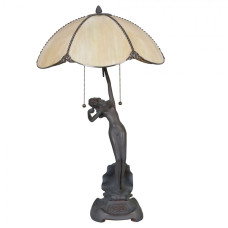 Stolní lampa Tiffany Woman – 41x70 cm