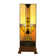 Stolní lampa Tiffany Corrie- 18*45 cm 1x E27 / max 60Watt – 18x18x45 cm