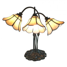 Stolní vitrážová lampa Tiffany Trois – 46x28x63 cm