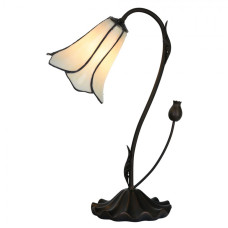 Stolná vitrážované lampa Tiffany Cloches – 17x43 cm