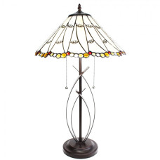 Stolní lampa Tiffany Aleida – 41x68 cm