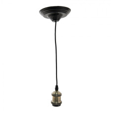 Kabel k lampě Zelený, Černý 150 cm E27/max 1*60W – 14x150 cm