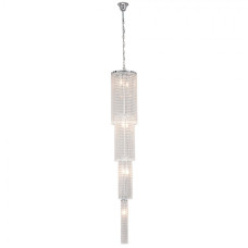 Křišťálový lustr Morell – 30x185/245 cm
