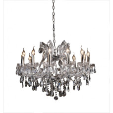 Křišťálový lustr- 57-170 * Ø75 cm 12x E14/40w – 75x57/170 cm