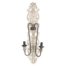 Vintage nástěnná lampa s ornamenty Vafara – 45x8x95 cm