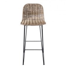 Ratanová barová stolička – 40x40x93 cm