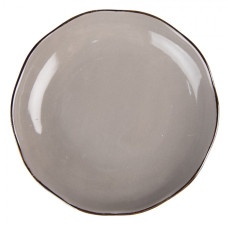Nádobí Snídaňové talíře šedé 20x3 cm – 20x3 cm