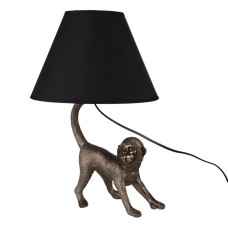 Stolní lampa Monkey s černým stínidlem – 29x27x43 cm