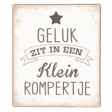 6Y3648NL Textová deska Černá 13*15 cm – 13x1x15 cm