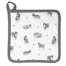 Bavlněná kuchyňská chňapka Cats and Kittens – 20x20 cm