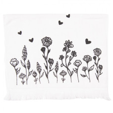Kuchyňský froté ručník s květinami Flora And Fauna – 40x66 cm