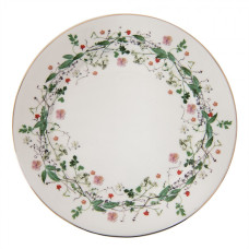 Porcelánový dezertní talířek s květy Flower fields – 21x2 cm
