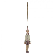 Závěsná dekorativní ozdoba Pinocchio – 3x3x11 cm