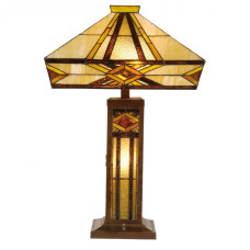 Stolní lampa Tiffany Pier – 42x42x71 cm